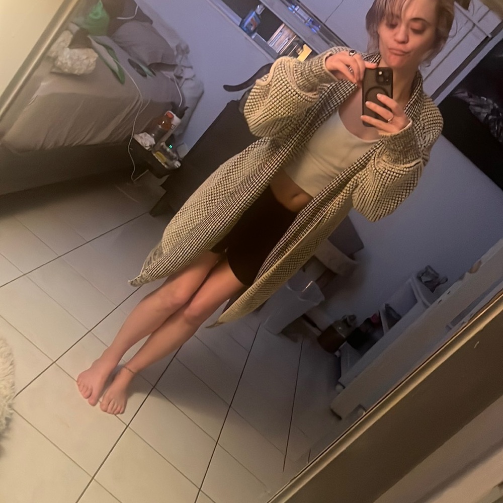 Waffle Duster Cardigan